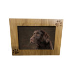 Paw Print Picture Frame - Bamboo - Image 2