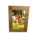 Paw Print Picture Frame - Bamboo - Image 3